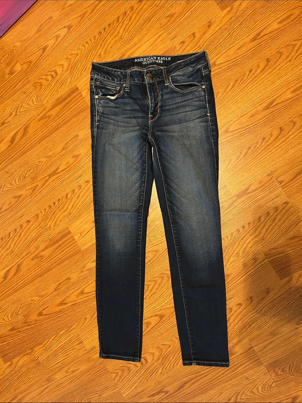 American Eagle Outfitters Dark Blue Skinny Jeans